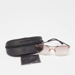 Pre Owned Giorgio Armani Brown/Black Gradient GA902/S Aviator Sunglasses