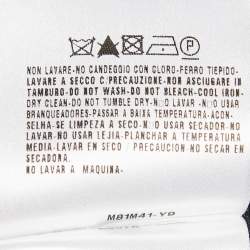 Pre Owned Giorgio Armani Black Rhinestone Embellished Jersey T-Shirt M