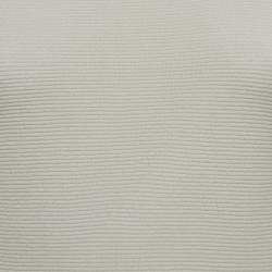 Giorgio Armani Grey Knit Links-Stitch Viscose Short Sleeve Jumper M