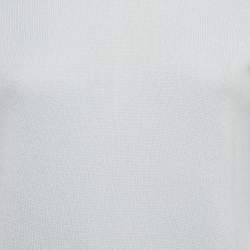 Giorgio Armani Blue Cashmere Knit Long Sleeve Sweater S