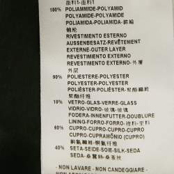 Pre Owned Giorgio Armani Blue Floral Applique Tulle Shift Dress S