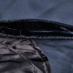 Giorgio Armani Navy Blue Velvet Tailored Trousers M/Waist 32"
