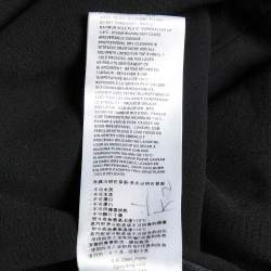 Giorgio Armani Black Crepe Trousers L