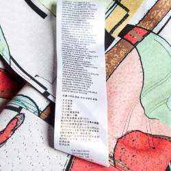 Pre Owned Giorgio Armani Black Laser Cut Work Detail Hooded Overcoat L