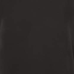 Giorgio Armani Black Silk Long Sleeve Blouse L 