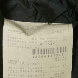 Giorgio Armani Black Wool Single Breasted Blazer XXL