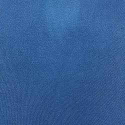 Giorgio Armani Blue Jersey Draped Midi Dress S