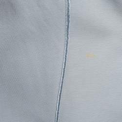 Giorgio Armani Light Blue Linen and Cotton Blazer S