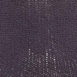 مملوكة مسبقًا Giorgio Armani Purple Cotton & Silk Sleeveless Tank Top M