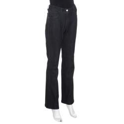Pre Owned Giorgio Armani Indigo Blue Denim Straight Fit Jeans S
