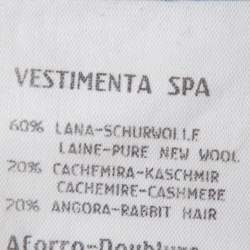 Pre Owned Giorgio Armani Brown Wool Double Breasted Coat M