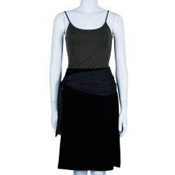 Giorgio Armani Black Velvet Skirt M