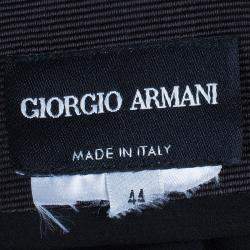 Giorgio Armani Black Velvet Skirt M