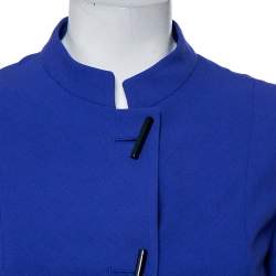 Giorgio Armani Purple Wool Button Front Jacket M