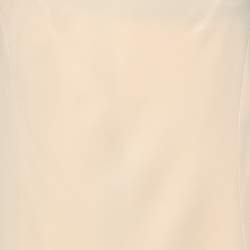 Pre Owned Giorgio Armani Light Pink Silk Crepe A-Line Skirt S