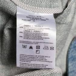 Giorgio Armani Blue Denim Button Front Jacket L