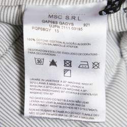 Pre Owned Giorgio Armani Blue Denim Straight Fit Jeans M/Waist - 34"