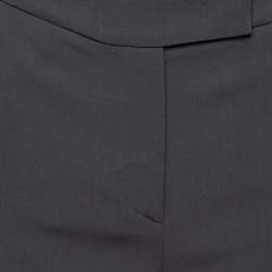 Giorgio Armani Charcoal Grey Wool Trousers L