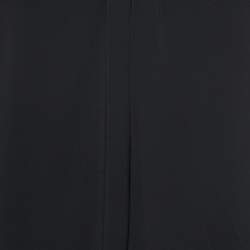 Pre Owned Giorgio Armani Monochrome Stretch Knit Sleeveless Top S