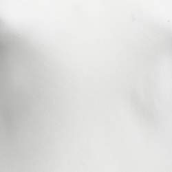 Pre Owned Giorgio Armani White Silk Satin Sleeve Top M