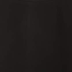 Giorgio Armani Black Silk Flared Knee Length Skirt S