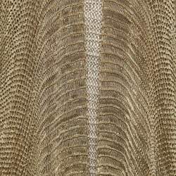Giorgio Armani Beige Silk Knit Open Front Fringed Cardigan M