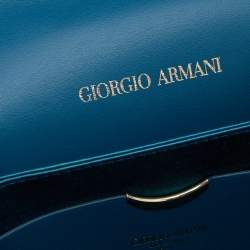 Giorgio Armani Green Velvet Chain Crossbody Bag