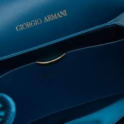 Giorgio Armani Green Velvet Chain Crossbody Bag