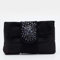 Giorgio armani black clearance clutch