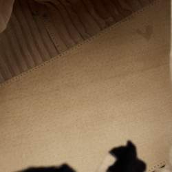 Pre Owned Giorgio Armani Black Leather Pleated Hobo