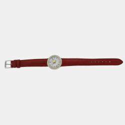 Pre Owned Girard-Perregaux Equation Focal 5010 Quartz White 18k Yellow Gold Stainless Steel Women's Wristwatch 26 mm