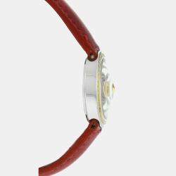 Pre Owned Girard-Perregaux Equation Focal 5010 Quartz White 18k Yellow Gold Stainless Steel Women's Wristwatch 26 mm