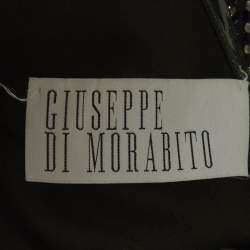 Pre Owned بنطلون جوزيبي دي مورابيتو مزين بأحجار الراين ويضيء الأرجل مقاس صغير/صغير جدًا