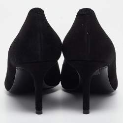 مملوكة مسبقًا Giuseppe Zanotti Black Suede Pointed Toe Pumps Size 38