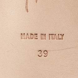 Pre Owned Giuseppe Zanotti Purple Patent Leather Cruel Sandals Size 39