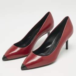 Giuseppe Zanotti Red Leather Lucrezia Pumps Size 37