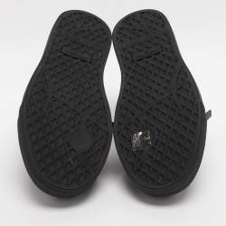 Pre Owned Giuseppe Zanotti Gail Size 38 Black/Rose Gold Leather Low Top Sneakers