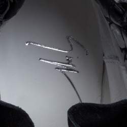 Pre Owned Giuseppe Zanotti Black Python Embossed Patent Leather Lorenz Wedge High Top Sneakers Size 37