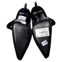 مملوكة مسبقًا Giuseppe Zanotti Black Velvet Embellished Ankle Boots Size 41