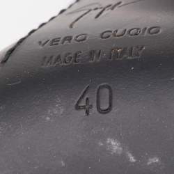 مملوكة مسبقًا Giuseppe Zanotti Red Patent Leather Slide Sandals Size 40