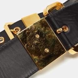 Giuseppe Zanotti Black Leather Body Harness Belt