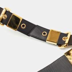 Giuseppe Zanotti Black Leather Body Harness Belt