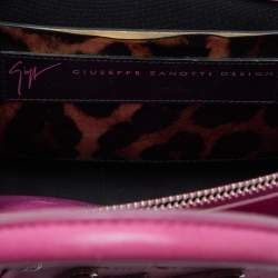 Giuseppe Zanotti Pink Croc Embossed Leather G17 Tote