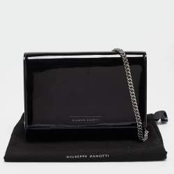 Giuseppe Zanotti Black Patent Leather Wendy Chain Bag
