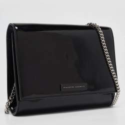 Giuseppe Zanotti Black Patent Leather Wendy Chain Bag