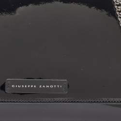 Giuseppe Zanotti Black Patent Leather Wendy Chain Bag