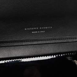 Giuseppe Zanotti Black Patent Leather Wendy Chain Bag
