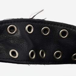 Giuseppe Zanotti Black Leather Studded Hobo