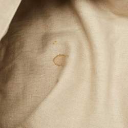 Pre Owned Giuseppe Zanotti Metallic Grey Leather Metal Handle Hobo