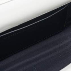 Pre Owned حقيبة كلتش جوسيبي زانوتي جلد أبيض مزدوج نولا